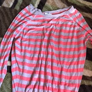 Orange stripe top